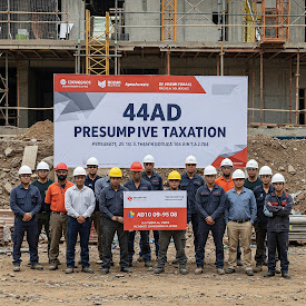 Sec 44AD Presumtive Income ITR 6%/8% Profit